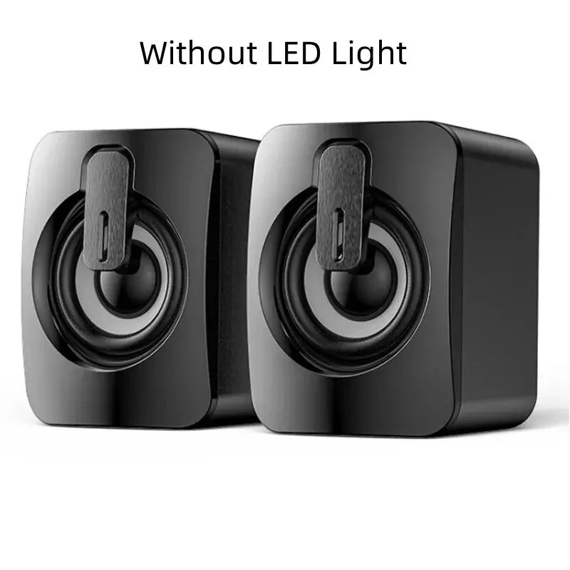 Caixa de Som Estéreo HiFi com Luz LED